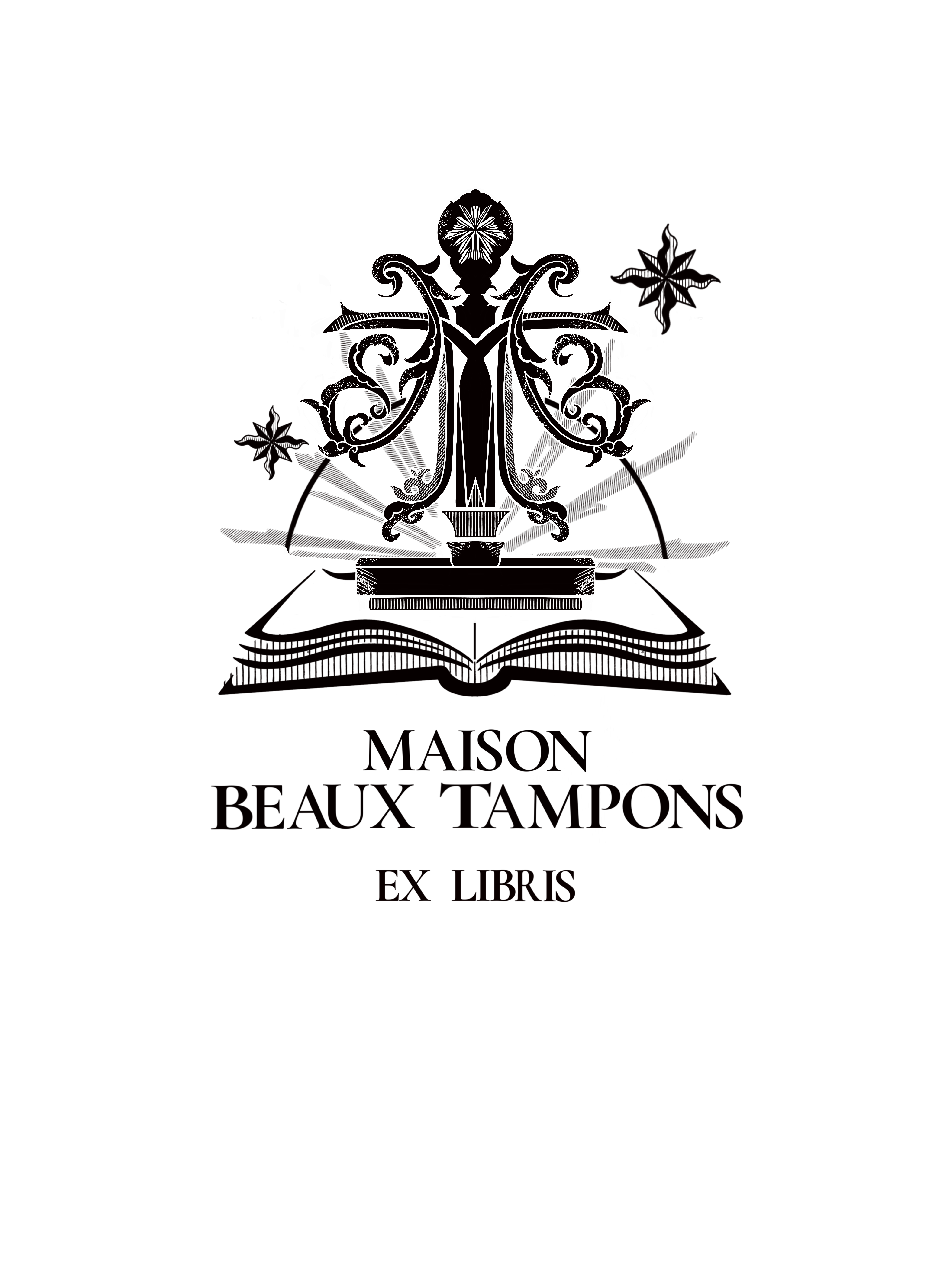 Logo Maison Beaux Tampons — Ex Libris