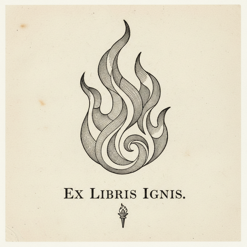Le Feu — gravure bestiaire