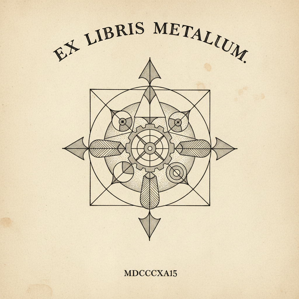 Le Métal — gravure bestiaire